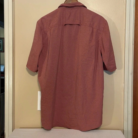 Wrangler mens size Large shirt all terrain gear short sleeve button down utility - Picture 7 of 13